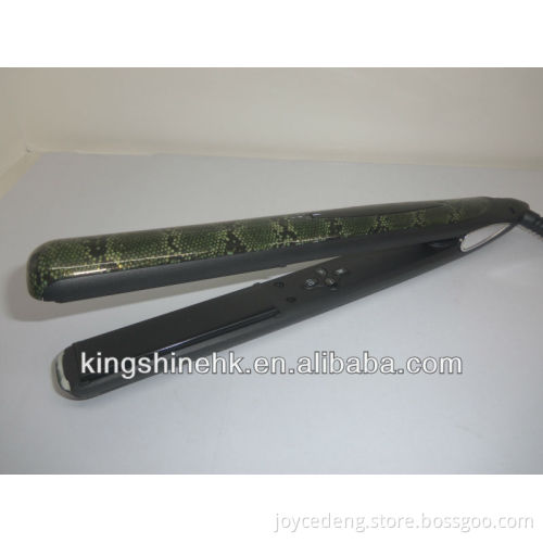 New arrival,Animal print hair straightener with fast heating